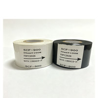Pita Mesin Pengkodean Plastik Berkualitas Tinggi 30mm/25mm 100m Pita Hot Stamping untuk Mesin Tanggal