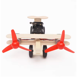 Kit de Montaje de Avión Planeador de Doble Motor para Manualidades, Herramienta Educativa de Ciencia - Product Image 2