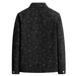 <span class=keywords><strong>Giacca</strong></span> da <span class=keywords><strong>Uomo</strong></span> Primavera Autunno 2024 Taglie Forti in Poliestere Stile Varsity in <span class=keywords><strong>Velluto</strong></span> <span class=keywords><strong>a</strong></span> <span class=keywords><strong>Coste</strong></span> con Logo Personalizzato - Product Image 4