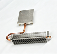 En stock, dissipateur de chaleur pour processeur, refroidisseur, tubes en cuivre courbés, dissipation thermique élevée, ailettes de refroidissement en aluminium, services d'usinage CNC