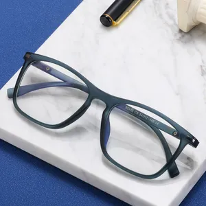Ms 95342 armação de óculos de leitura, armação de óculos de leitura personalizada azul claro