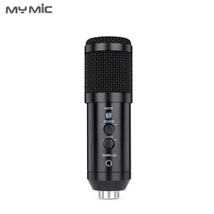 Micrófono USB Profesional MY NX4-A, Adecuado para Grabación de Podcasts y Videojuegos, con Reverberación - Product Image 4