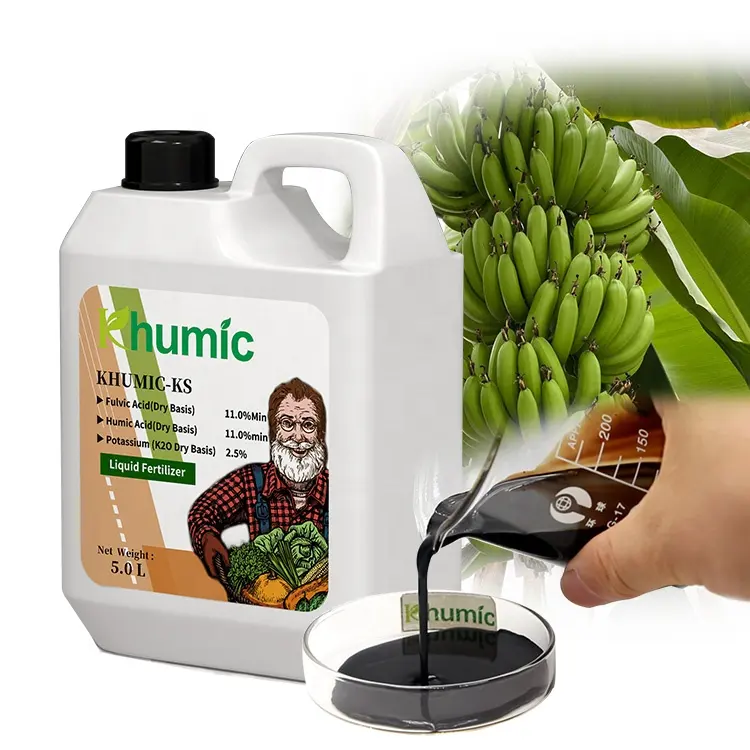 Sıvı gübre yüksek kaliteli fulvic asit organik gübre potasyum bitkiler için gübre yerine