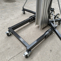 Torre de Elevación Plegable para Sistemas Line Array, Capacidad de Carga 300 kg, Altura 6 m, para Colgar Altavoces y Apilar con Montacargas
