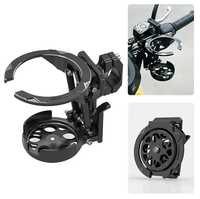 Support universel pour guidon de vélo électrique et porte-bouteille avec construction en métal et ABS, design sportif