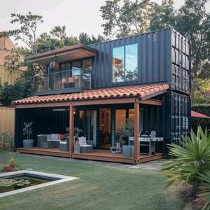 Design industrial moderno 20ft & 40ft pré-fabricada Shipping Container casa durável para oficina Quarto Villa vivendo Casa Venda - Product Image 4