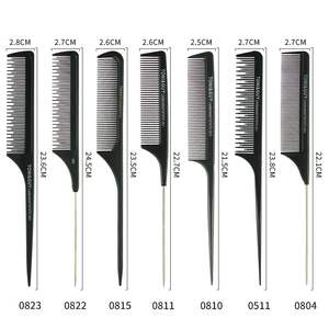 OEM耐热防静电碳剪发梳理发尾梳美发梳各系列 - Product Image 4