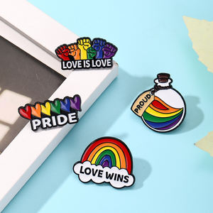 Emaille-Pins mit leuchtendem Regenbogen und positiven Zitaten aus Zinklegierung – Epoxid-Emaille-Sammlerstücke als Anstecknadel, Geschenk für Pride-Fans & Kleidung/Taschen-Deko - Product Image 6