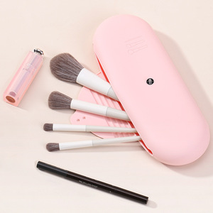 Sac de rangement pour pinceaux de maquillage en silicone, étui de voyage portable pour pinceaux et accessoires de beauté - Product Image 4