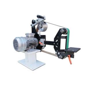 Máquina abrasiva de banda, equipo de pulido vertical, lijadora con regulación de velocidad continua - Product Image 6