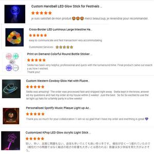 Bâton lumineux acrylique personnalisé clignotant Kpop coréen avec lumière LED pour Straykids, TXT, <span class=keywords><strong>ATEEZ</strong></span>, TREASURE, ENHYPEN, bâton lumineux de concert - Product Image 6