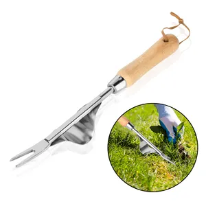 Winslow & Ross portable garden tools weeder stainless steel manual hand weeder remover with ashtree handle