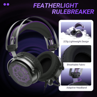 Casque stéréo ouvert sur les oreilles FIFINE H18V, filaire avec micro détachable, casque de studio pour l'enregistrement, podcast, DJ