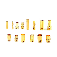 Connecteur banane plaqué or 2mm 3mm 3.5mm 4mm 5mm 6mm 6.5mm 8mm Femelle Mâle pour Batterie Lipo et Pièces ESC de Drone RC
