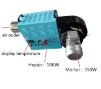 350 ℃   Calentador de Aire Industrial de Alta Temperatura para Secado de Equipos de Calentamiento de Acero Inoxidable