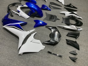 Carenado Personalizado Azul y Blanco para GSXR600/750 <span class=keywords><strong>K11</strong></span> con Orificios de Montaje y Cuerpo de Inyección - Product Image 3