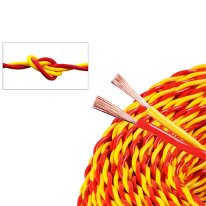 <span class=keywords><strong>Cable</strong></span> de alimentación de cobre RVS de par trenzado de 2 núcleos, 1.5, 2.5, 4, 6 mm, con aislamiento de PVC, 300/300 V, ignífugo, de baja tensión. - Product Image 2