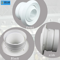 Diffuseur de buse de plafond en aluminium à jet sphérique rond pour système de climatisation