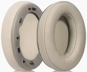 Coussinets en peau d'agneau XM3 pour casque WH-1000XM3 <span class=keywords><strong>Sony</strong></span> de remplacement 1000 <span class=keywords><strong>XM</strong></span> 3 Coussinets en cuir de mouton véritable Coussins Cache-oreilles - Product Image 4