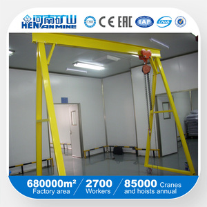 Einzel-oder Doppelträger-Portalkran Mini Portable 5T <span class=keywords><strong>Crane</strong></span> Chain Hoist Lifting - Product Image 2
