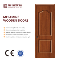 Portes intérieures en mélamine au design moderne, surface finie coupe-vent, MDF de haute qualité, revêtement en mélamine, porte durable pour appartement