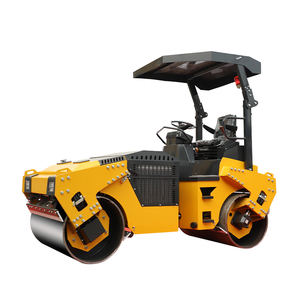 3 tonnellate di doppia ruota in acciaio piccolo rullo stradale costruzione rullo compressore rullo asfalto forte compattazione forte vibr - Product Image 5