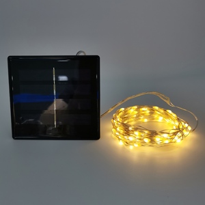 Dây Đèn <span class=keywords><strong>LED</strong></span> Dây Đồng Năng Lượng Mặt Trời 10M 100 <span class=keywords><strong>LED</strong></span> Trang Trí Tiệc Giáng Sinh Tiệc Cưới Sân Vườn - Product Image 1