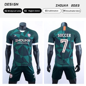 Divise da Calcio Personalizzate con Sublimazione, Set di Maglie per Squadre e Club, <span class=keywords><strong>Kit</strong></span> Calcistico per Uomo - Product Image 2