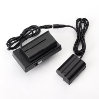 Plaque de câblage droit pour batterie factice EN-EL15 avec gaine PVC pour appareil photo