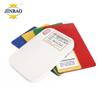 Panneau en MDF revêtu de PVC JINBAO, imperméable, blanc, à lattes, pour porte, placard, cuisine, salle de bain, économique