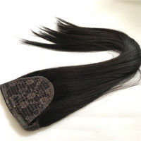 Extensions de cheveux humains brésiliens Remy 12A de qualité supérieure, à clipser, double épaisseur, teintes, en vrac
