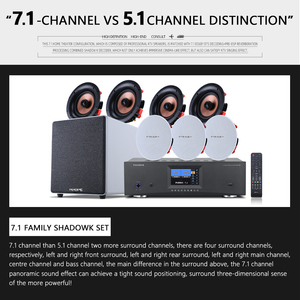TYK-701 7.1 Sistema de Altavoces de Techo para el Hogar, Decodificador Amplificador DTS Shadow K Surround con Sistema de Altavoces Subwoofer, Altavoces de Alta Calidad - Product Image 4