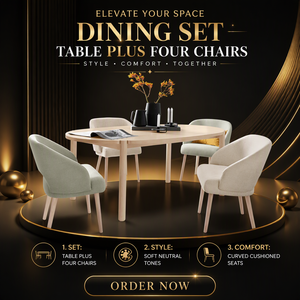 Ensemble de table à manger extensible moderne ET-<span class=keywords><strong>02</strong></span>, 1 table, <span class=keywords><strong>4</strong></span> chaises, surface en céramique, placage en bois de frêne pour salle à manger - Product Image 5