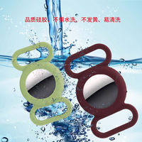 Étui de suivi GPS personnalisé avec logo, collier pour animaux de compagnie, chien, chat, boucle en silicone, étui de localisation, support de suivi pour étui Air Tag