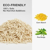Litière pour chat au tofu, douce pour la peau, formule hypoallergénique, sans irritation, ultra faible teneur en poussière, absorption efficace, litière pour chat jetable dans les toilettes