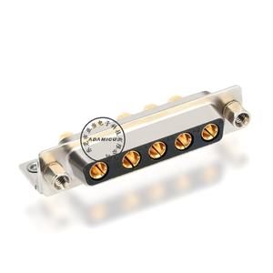 Connecteurs à montage sur panneau coudé avec broches à souder 5W5 Power D <span class=keywords><strong>Sub</strong></span> Sockets Connecteurs à montage sur panneau durables - Product Image 3