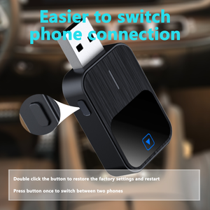 Adaptador Inalámbrico 2 en 1 para CarPlay y Android Auto, Conexión WiFi de 5 GHz, Baja Latencia, Plug and Play, Modelo Portátil K2, Dongle CarPlay - Product Image 5