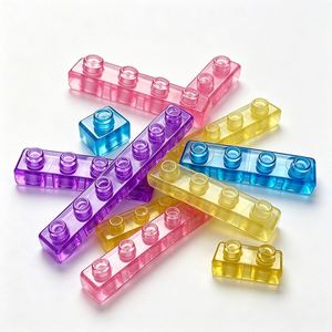 Cubos de Juego Seguros para Bebés, Transparentes, Suaves, Kit de Viaje, Apilables, para el Desarrollo de la Concentración y la Resolución de Problemas - Product Image 3