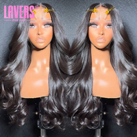 Perruque 100% Cheveux Humains Bruts Brésiliens pour Femme, Brun Chocolat, Lace Front 13x4, Lace Frontal 13x6, Longue, Ondulée, Transparente