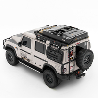 Tente de toit rigide en ABS ultra-légère, type coquille, personnalisable OEM, pour 4x4 tout-terrain, pour le camping en plein air