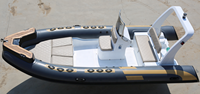 Bateau de pêche en PVC RIB 550C avec couleur personnalisable pour les entreprises de loisirs marins