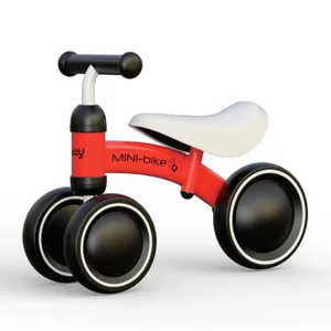 Coche de equilibrio de cuatro ruedas para niños, sin pedales, 2-5 años, 2023