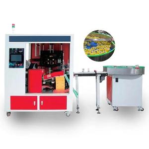 Máquina Automática Monobloque Servo Rotativa para Envolver Frascos y Botellas de Cosméticos, Termoencogible, Etiquetadora, Alta Productividad - Product Image 2