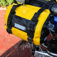 Sacs de selle en toile imperméable robuste sur mesure en gros, sacs à outils secs durables pour la moto, sac de moto pour l'aventure