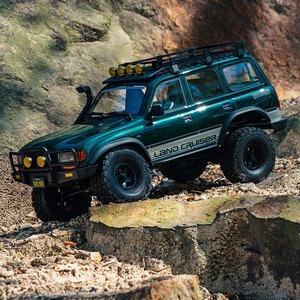 FMS 1/10 FCX10 Land Cruiser 80 Brushless RC Crawler LC80 OVR Edition 2 velocidades 4WD Neumáticos <span class=keywords><strong>TOYO</strong></span> Luces KC Coche RTR - Product Image 3