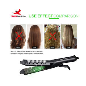 Plancha de Pelo Eléctrica Multifuncional 2 en 1, Plancha de Vapor con Pinza, Rizador de Cerámica, Precio Bajo, Compra Mixta - Product Image 2