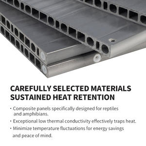 Reptizoo Custom ize Hochwertige Reptilien <span class=keywords><strong>Vivarium</strong></span> 120 Gallonen 4 X2X2 Reptilien gehäuse PVC gestapelt - Product Image 3