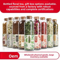 Thé aux fleurs de rose, combinaison de thé aux fruits d'orge et de sarrasin, coffret cadeau de thé en bouteille Zhongrun