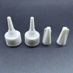Factory Manufacturer twist top cap plastic bottles clear pet w/ white twist top caps