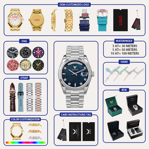 Classic Style 3atm Waterproof Diamond Scale Luxury Quartz Wristwatch Date Day <strong>Watch</strong> Best Shell Face <strong>Watches</strong> for Men - Product Image 4